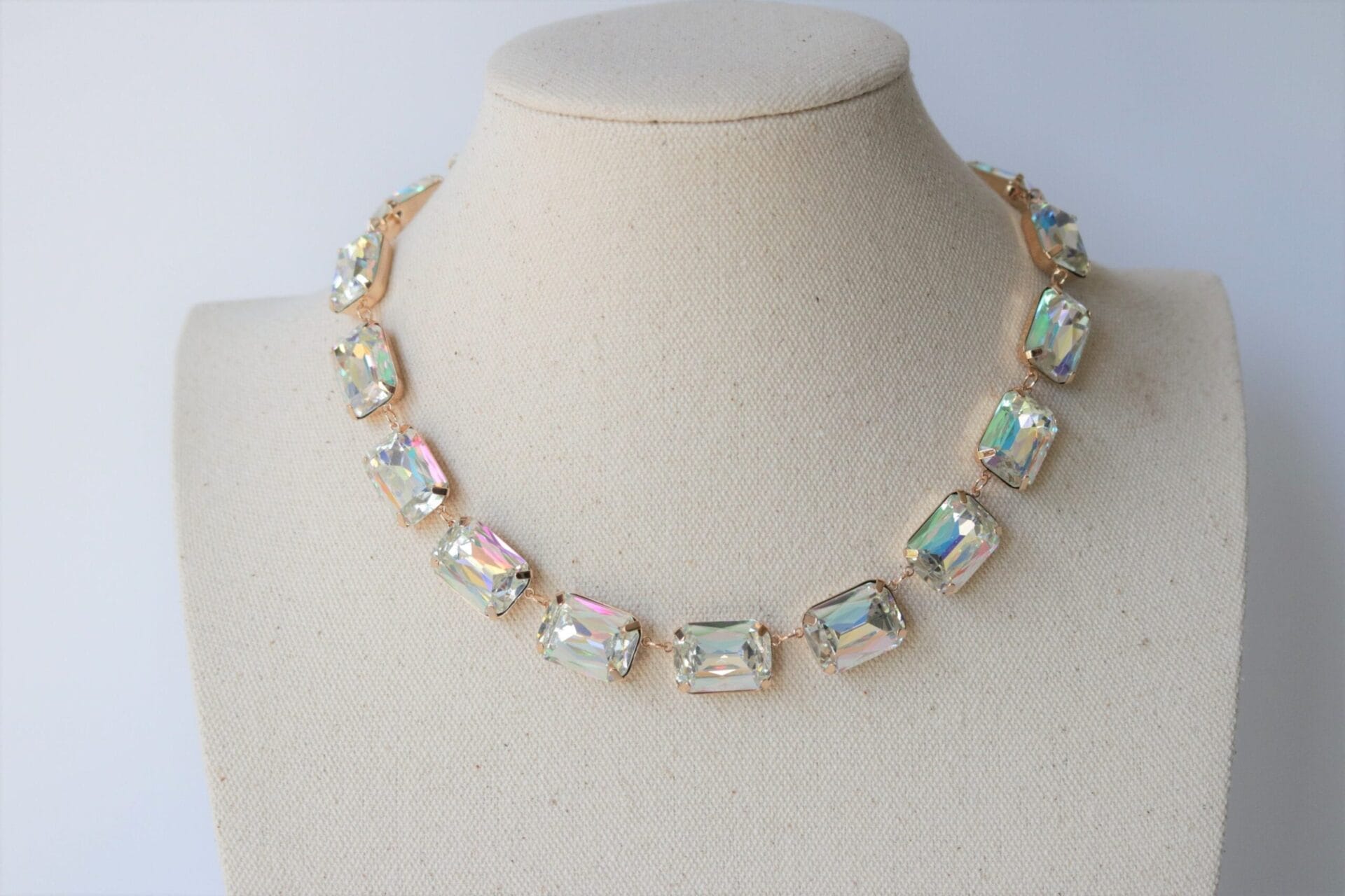 AB Aurora Borealis Necklace in Anna Wintour style