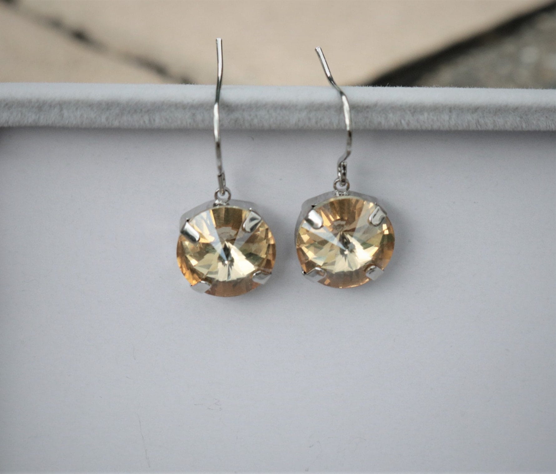 Champagne Earrings
