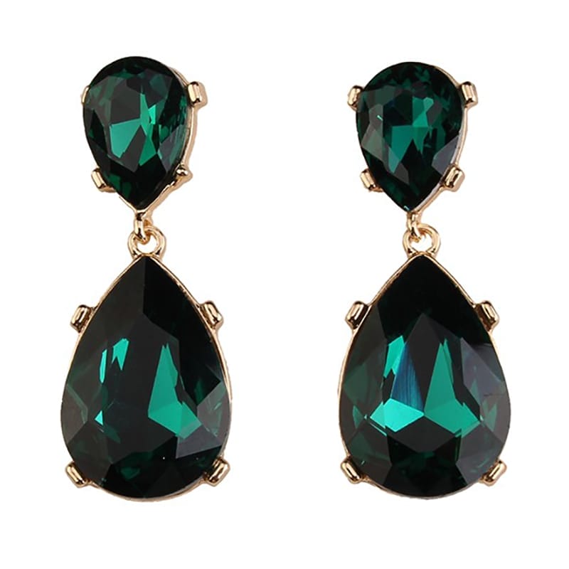Angelina Jolie Emerald Earrings
