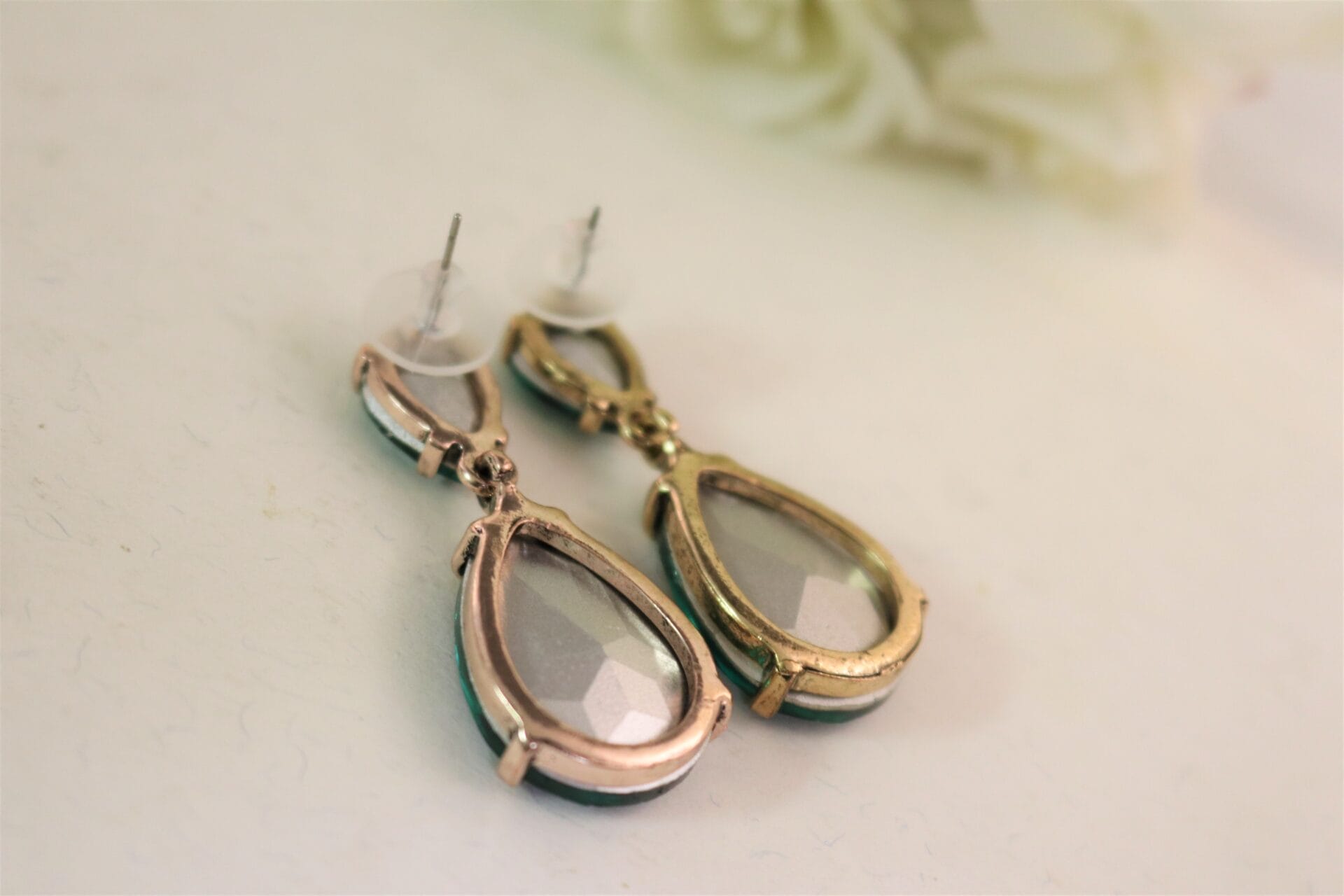 Angelina Jolie Emerald Green Earrings