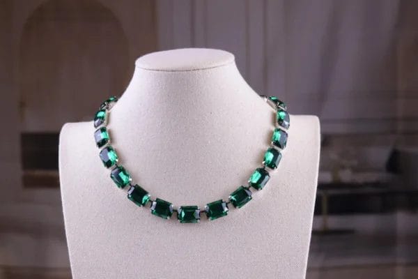 Emerald Octagon Necklace