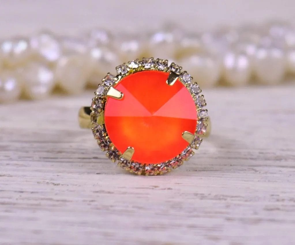 Orange Ring Round Adjustable
