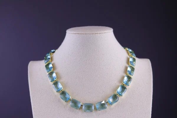 aqua blue octagon