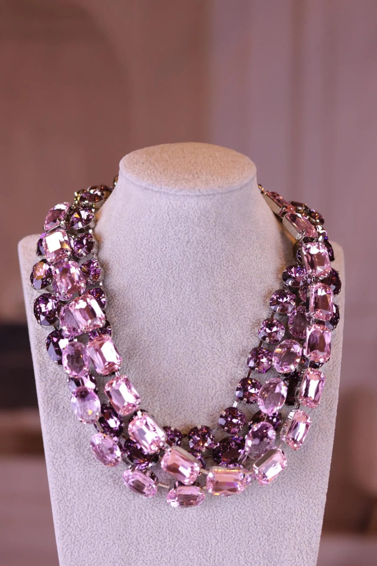 Purple and Pink Necklaces
