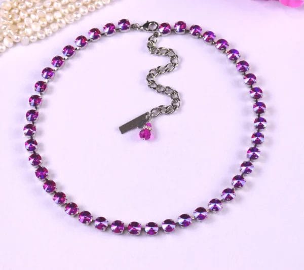 Pink Crystal Necklace